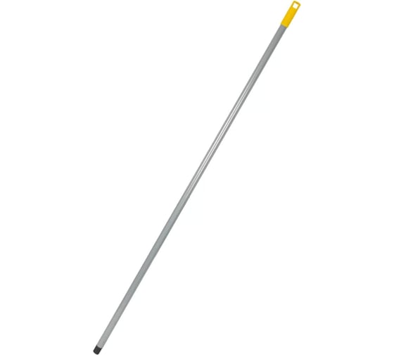 Изображение товара Ручка для швабры NV алюминиевая, цвет желтый, 130 см, с резьбой NV-138Y