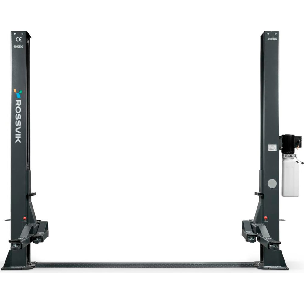 Изображение товара Двухстоечный автоподъемник Rossvik T4 4 тонны электрогидравлический профессиональный