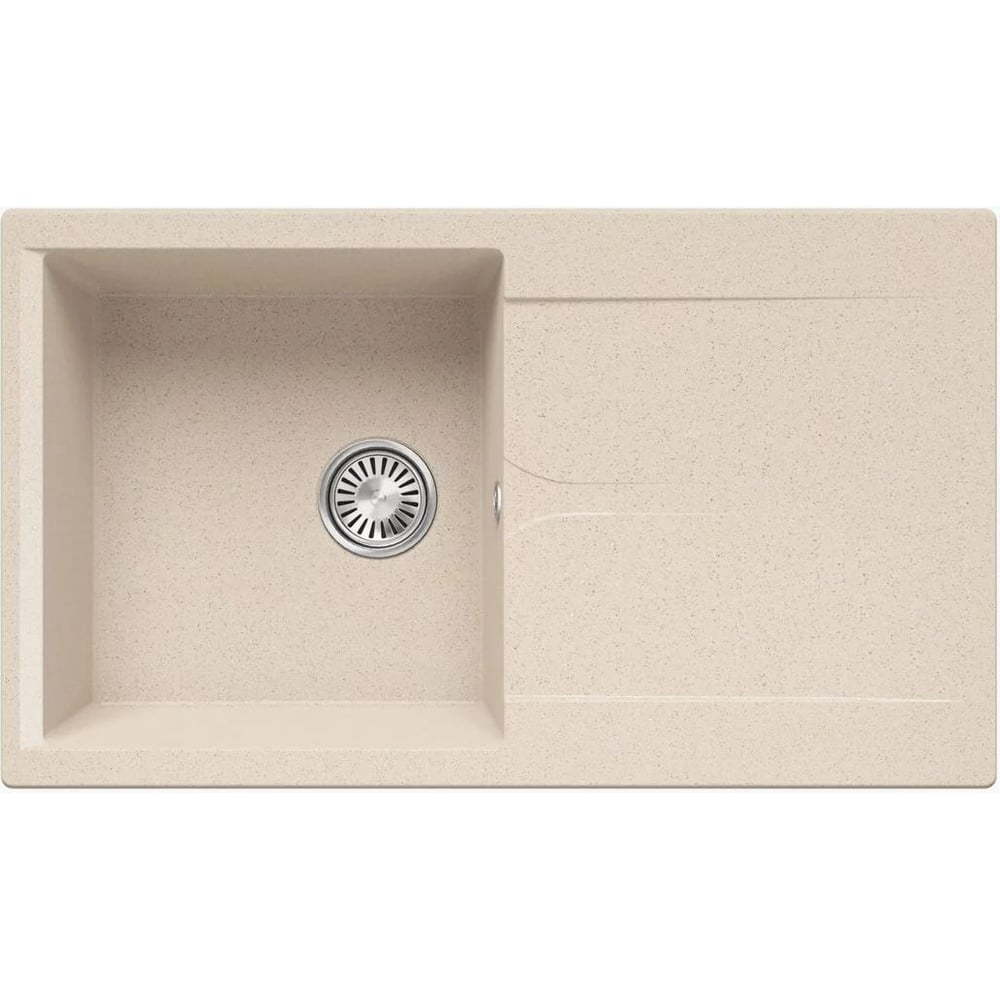 Изображение товара Кухонная мойка Polygran Gals-860 №327 кремовая искусственный мрамор