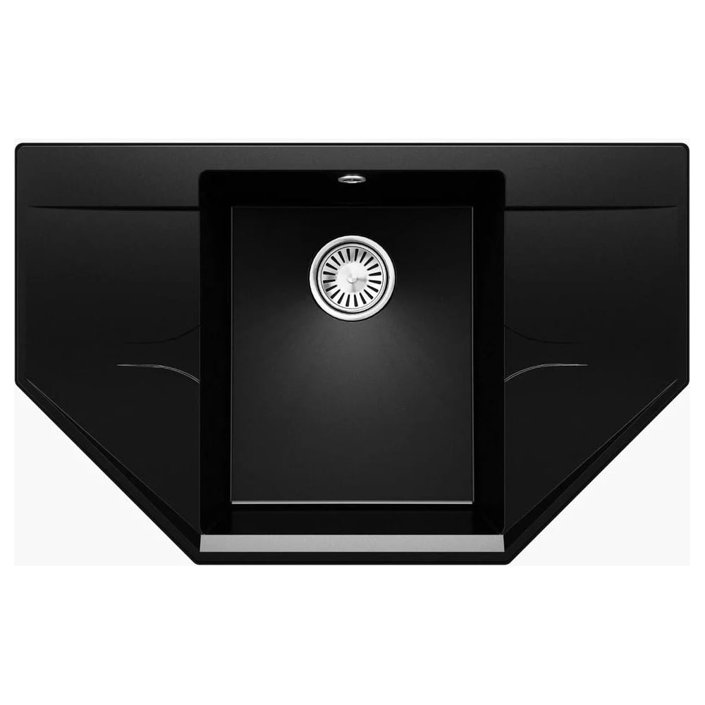 Изображение товара Кухонная мойка Polygran riff-800 угловая цвет космос 800х500 мм