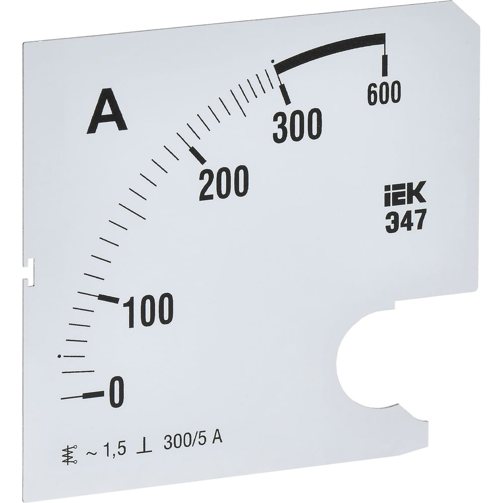 Сменная шкала к амперметру IEK э47 IPA20D-SC-0300