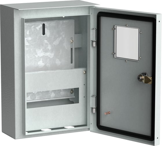 Изображение товара Корпус металлический коттеджный IEK Titan ЩУРН-1/9 (370x250x135) ip54 MKM24-N-009-54-ZO