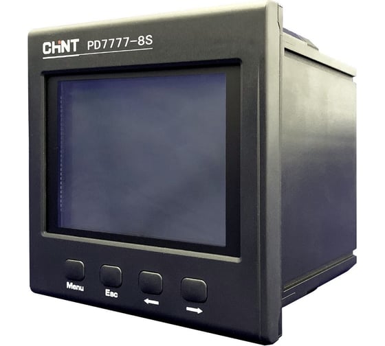 Изображение товара Прибор измерительный многофункциональный CHINT PD7777-8S3 3ф 5А RS-485 120x120 LCD дисплей 380В765170