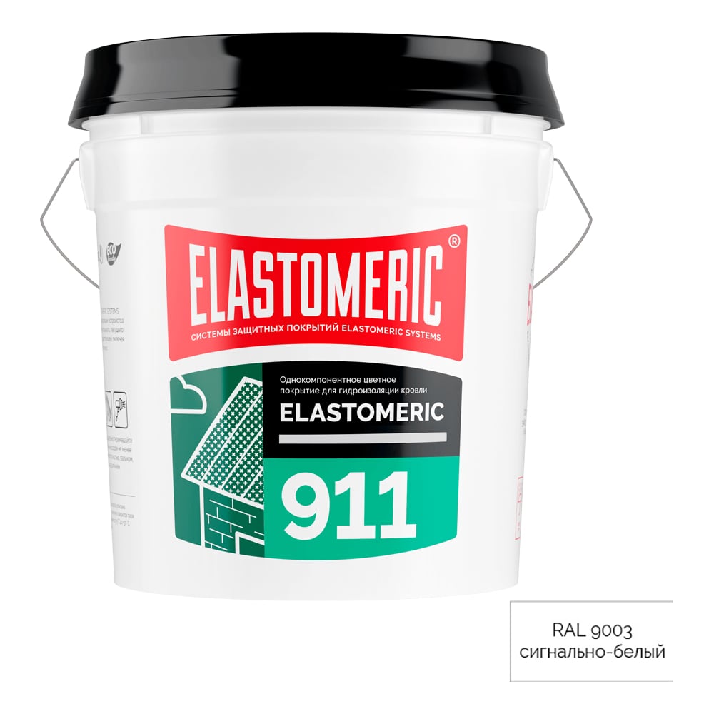Изображение товара Мастика Elastomeric Systems для металлической кровли 20 кг белая акриловая