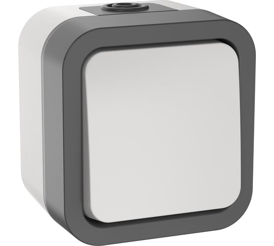 Изображение товара Переключатель одноклавишный IEK Tors 10а ip55 ts201 белый TS-V10-0-10-55-K41