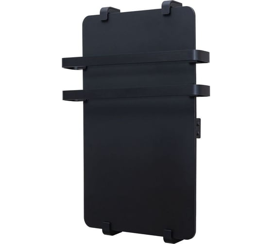 Изображение товара Полотенцесушитель электрический ALLEN BRAU INFINITY, стекло 600x440мм, черный матовый 8.21000.31 321127 00321127