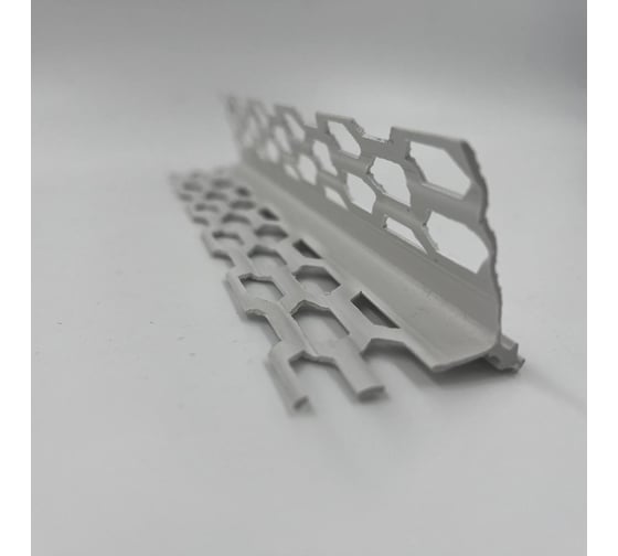 Изображение товара Штукатурный уголок ДОН ПЛАСТ ЮГ с маяком, 6 мм, 35 мм х 35 мм, длина 3 м 638077