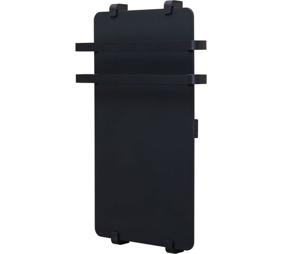 Изображение товара Полотенцесушитель электрический ALLEN BRAU INFINITY, стекло 800x440мм, черный матовый 8.21001.31 321128 00321128