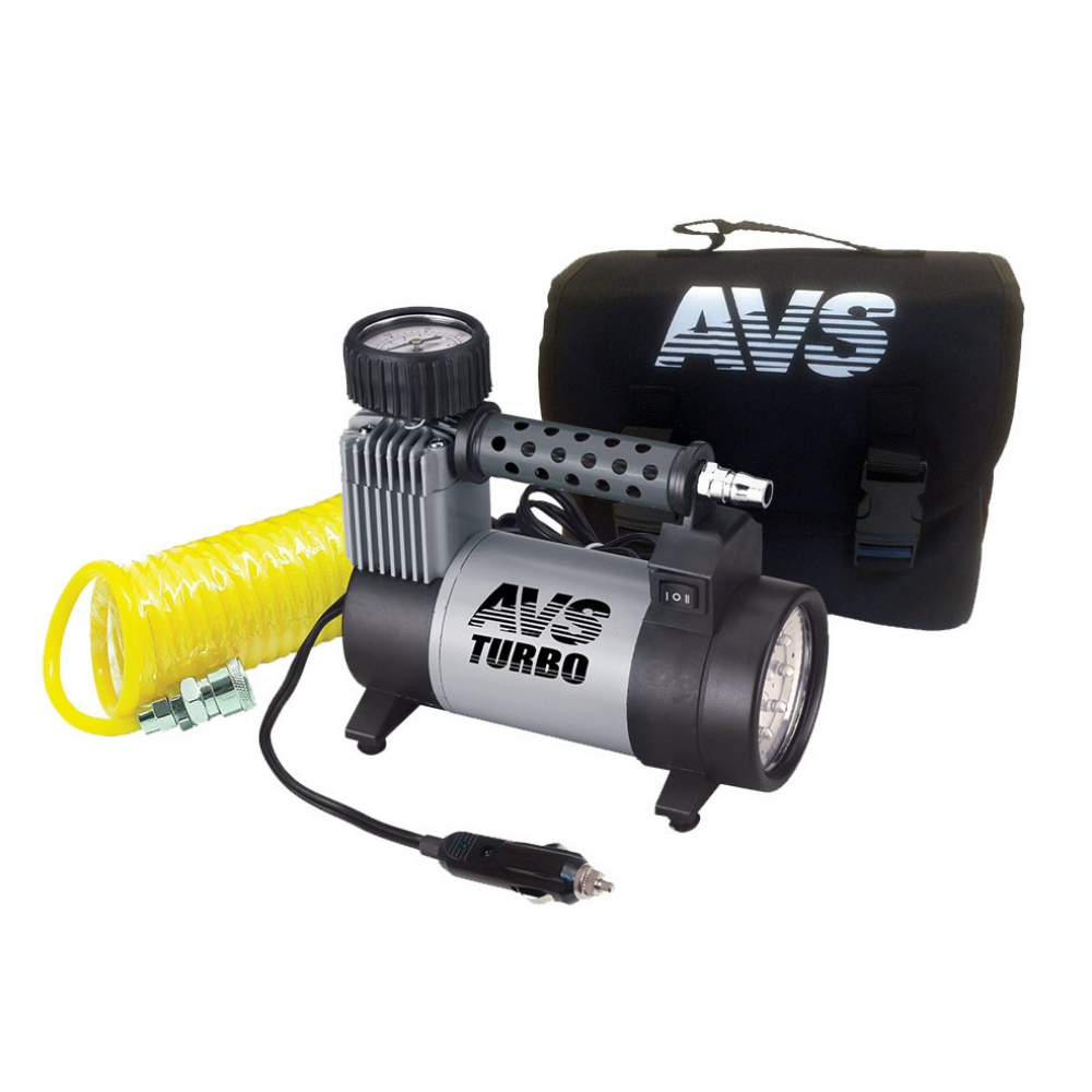 Автомобильный компрессор AVS компрессор автомобильный цифровой autoprofi жк дисплей тест акб и ген ра алюминиевый 12v 140w ak 35 digital