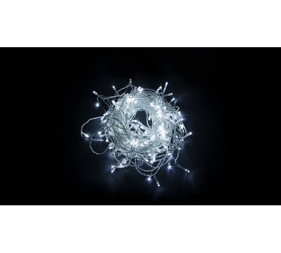 Изображение товара Гирлянда FERON 230V 240 LED 5000K, эффект стробов, длина 5,3м, IP44, шнур 3м , CL23 32352
