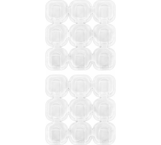 Изображение товара Крючки самоклеящиеся для гирлянд и проводов LAIMA 1,5x1,5 см, Комплект 18 шт., Home, 608795