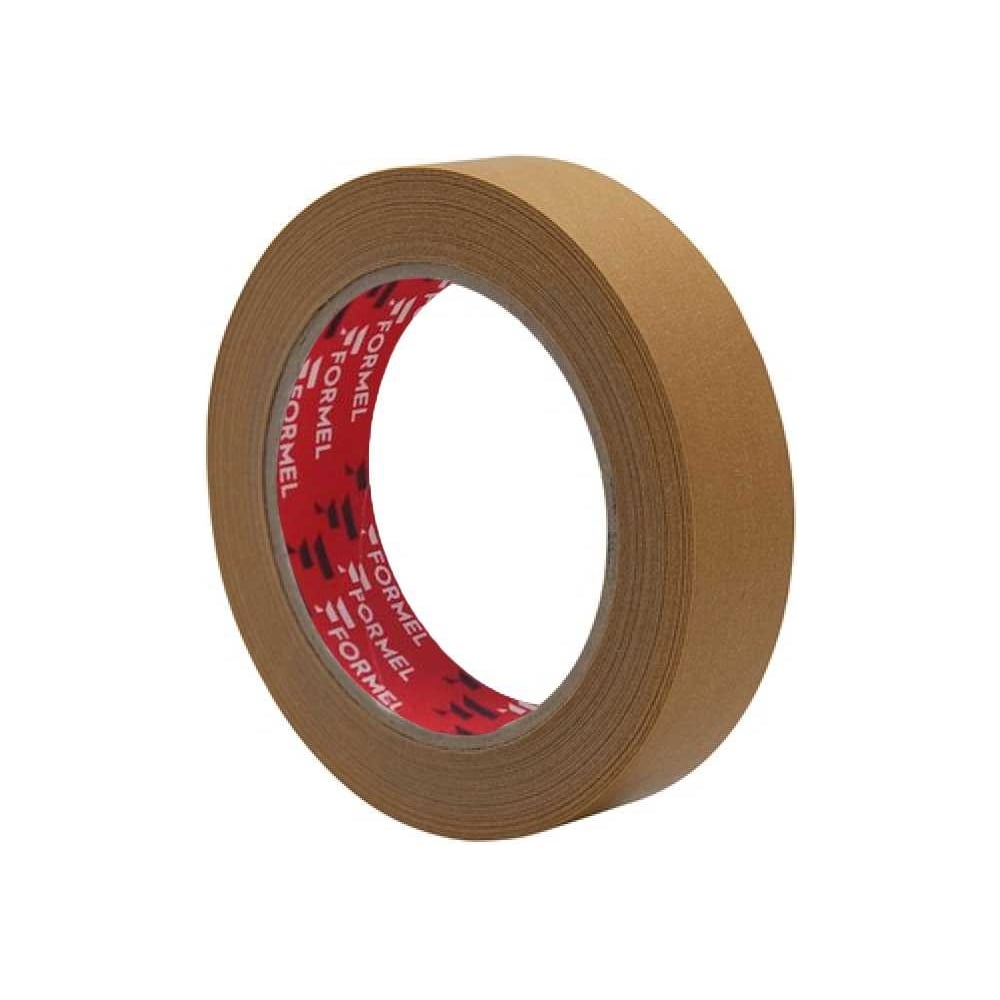 Изображение товара Маскировочная лента Formel brown коричневая 24мм 40м FR9024 для строительных и отделочных работ