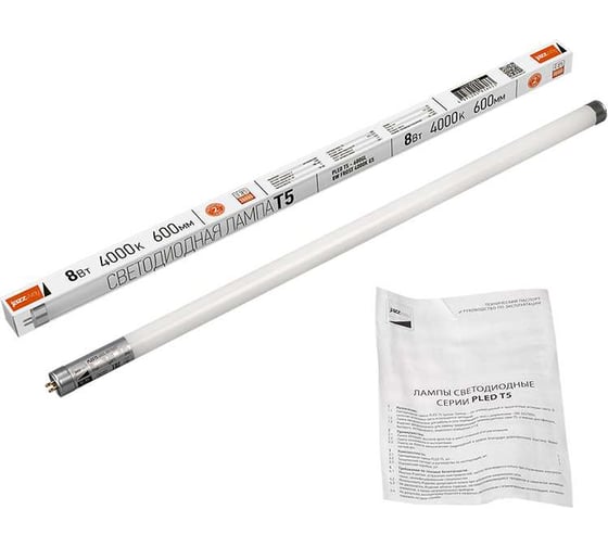 Изображение товара Светодиодная матовая лампа Jazzway PLED T5-600GL 8w FROST 4000K 230V/50Hz стекло 5016033