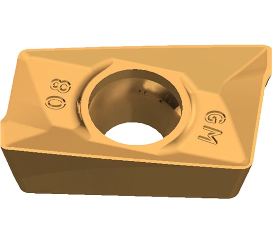 Изображение товара Фрезерная пластина TTM APKT 160408-GM MS по нерж. упак 10 шт 4603390583236