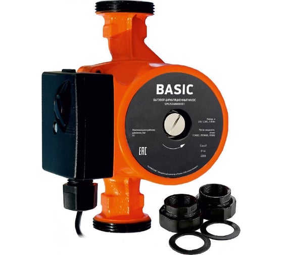 Изображение товара Циркуляционный насос PROFLINE basic 25/6-180 (гайки, кабель) УТ-00047613