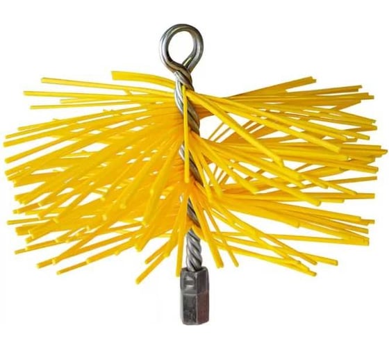 Изображение товара Щетка нейлоновая круглая 180 мм для чистки дымоxода GRAFF 113180