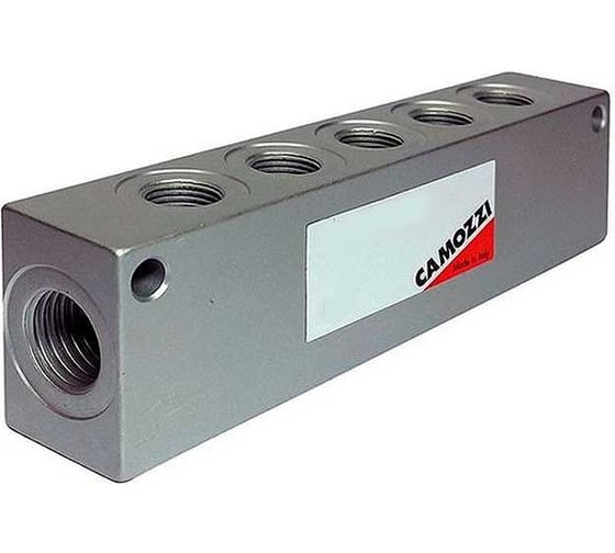 Изображение товара Коллектор резьбовой 3053 1/2-5L-3/8 Camozzi 50-3053-59585