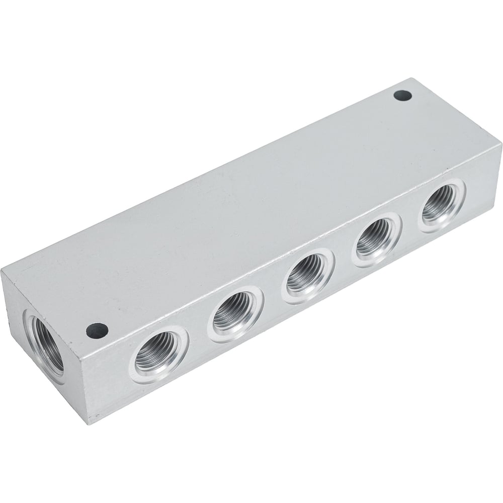 Изображение товара Коллектор резьбовой 3043 3/8-5D-1/4 Camozzi для труб с 10 выходами