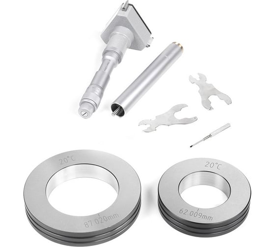 Изображение товара Микрометрический нутромер Micron 3-точечный, 87-100, 0,005, у/к МИК 57669