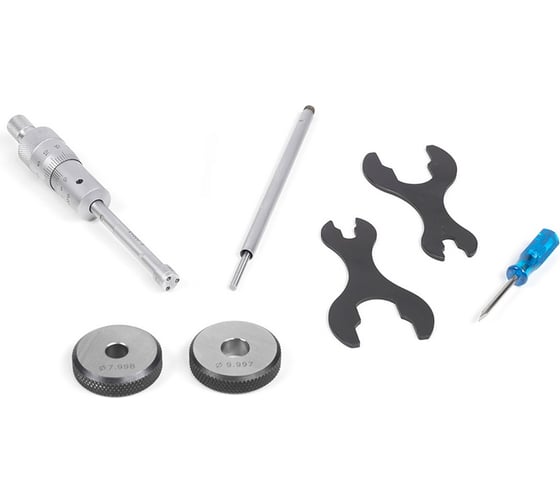 Изображение товара Микрометрический нутромер Micron 3-точечный, 8-10, 0,001, у/к МИК 73444