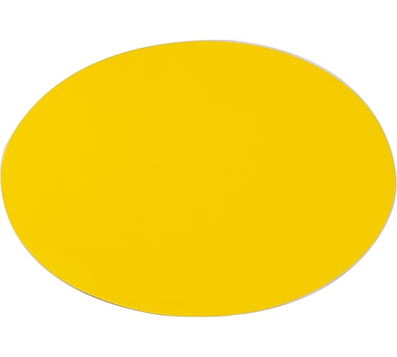 Изображение товара Знак безопасности ОФИСМАГ Желтый круг на двери, Комплект 5 шт., диаметр - 150 мм, пленка самоклеящаяся, И 16 610924