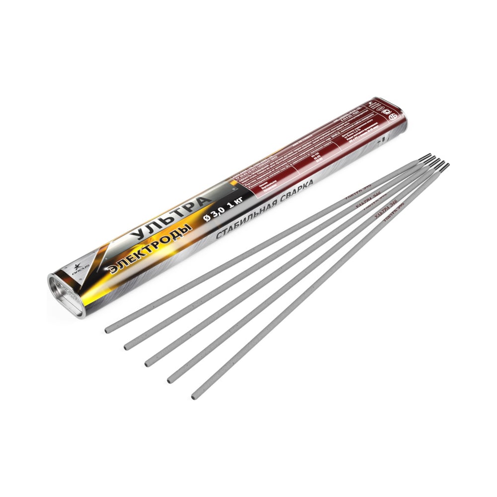 Изображение товара Электрод ультра 3 мм 1 кг для сварки углеродистых сталей