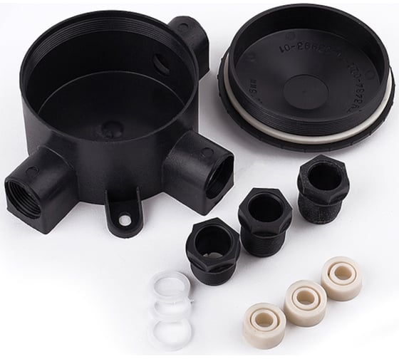 Изображение товара Коробка ответвительная Электротехник У409-3 у1,5, 3 ответвления, ip65, ET000738