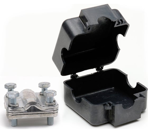 Изображение товара Сжим ответвительный Электротехник У870м у3 95-150/16-50 мм², ip20, ET519539