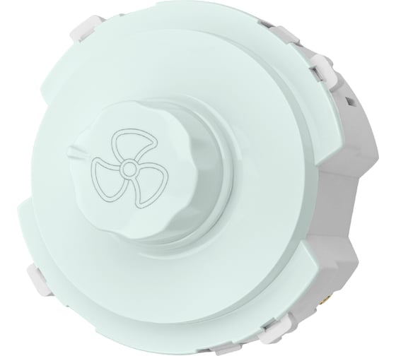 Изображение товара Диммер для вентилятора TDM ELECTRIC (rl, 450вт) поворотный фисташковый, "байкал" SQ1819-0142