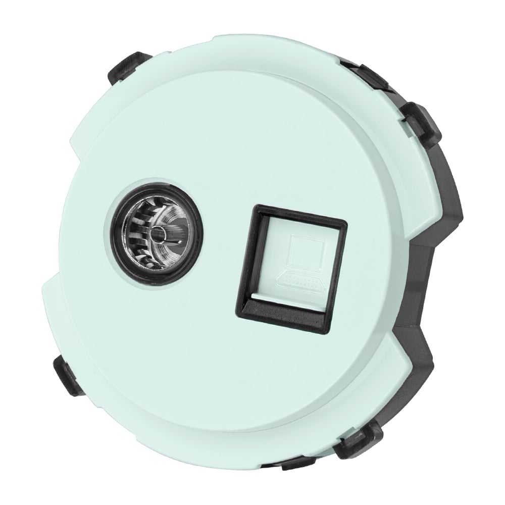 Изображение товара Компьютерная и телевизионная розетка TDM ELECTRIC Байкал SQ1819-0119 фисташковая