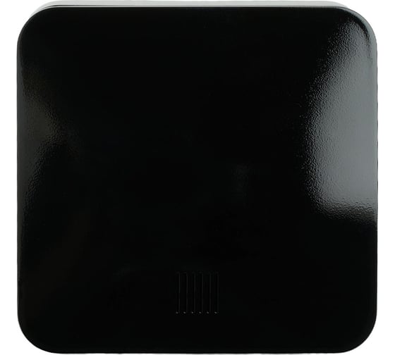 Изображение товара Выключатель открытой установки STEKKER 1-клавишный с индикатором, 250в, 10а, ip20, серия софия, черный, msw10-11-20-02, 49292