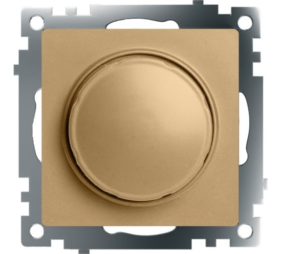 Изображение товара Выключатель диммирующий (механизм) STEKKER 250в, 500w, серия катрин, золото, gls10-7106-08 , 49218