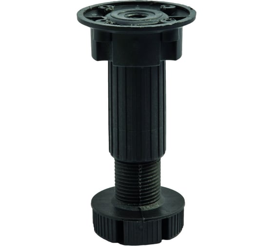 Изображение товара Опора AKS кухонная, пластиковая, h=100 мм, черная, трёхсоставная 11096