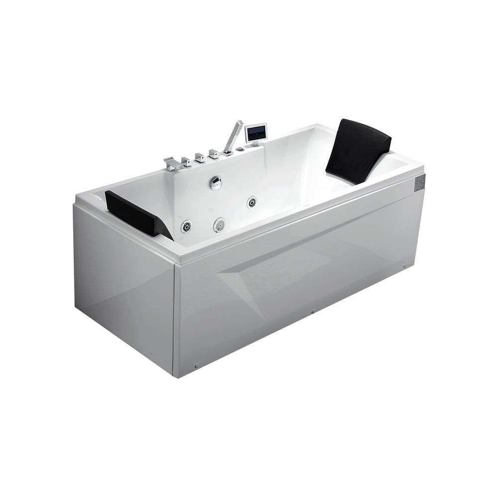 Изображение товара Акриловая ванна GEMY G9065 K R с гидромассажем и смесителем