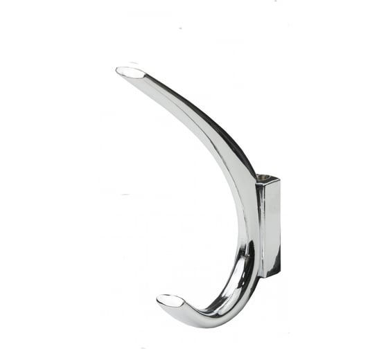 Изображение товара Мебельный крючок AKS SKY, двухрожковый, хром 81523