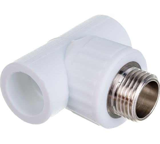 Изображение товара Комбинированный тройник VALFEX PP-R белый, 20х1/2 дюйма НР 10128020 127-0523