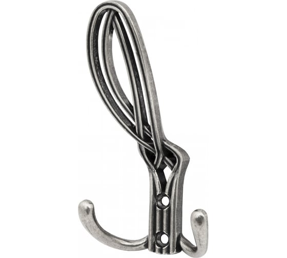 Изображение товара Мебельный крючок AKS PALAZZO 3 рожка, античное серебро 81199