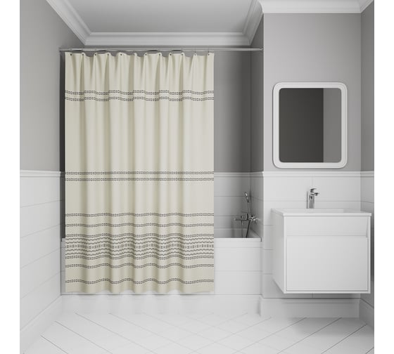 Изображение товара Штора для ванной IDDIS 200x240 см, полиэстер BD01P24i11