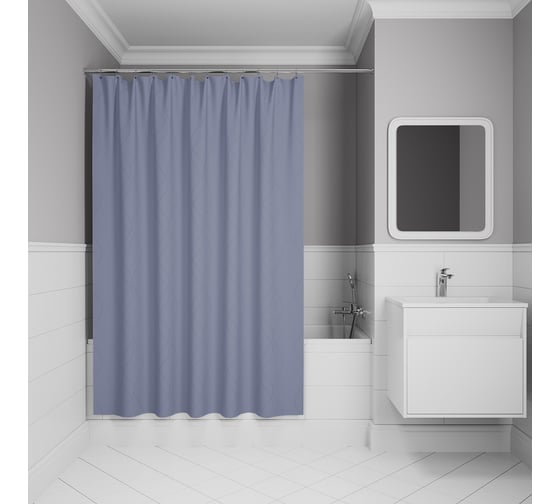 Изображение товара Штора для ванной IDDIS 200x240 см, полиэстер BD03P24i11