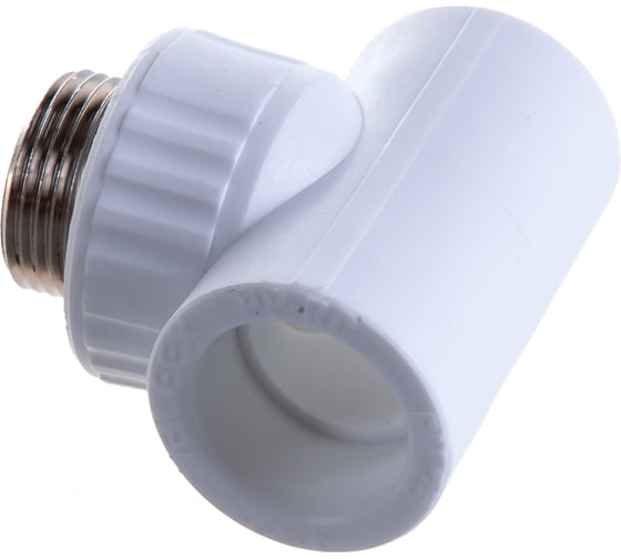 Изображение товара Комбинированный тройник VALFEX PP-R белый, 32х1 дюйма НР 10128032 127-0528