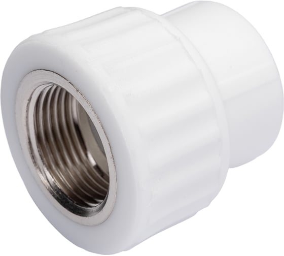 Изображение товара Комбинированная муфта VALFEX PP-R белая, 20х3/4 дюйма ВР 10129120 127-0233