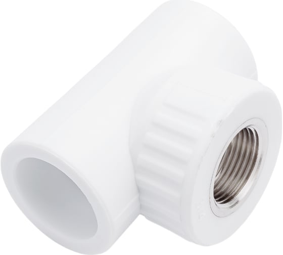 Изображение товара Комбинированный тройник VALFEX PP-R белый, 32х3/4 дюйма ВР 10127132 127-0519