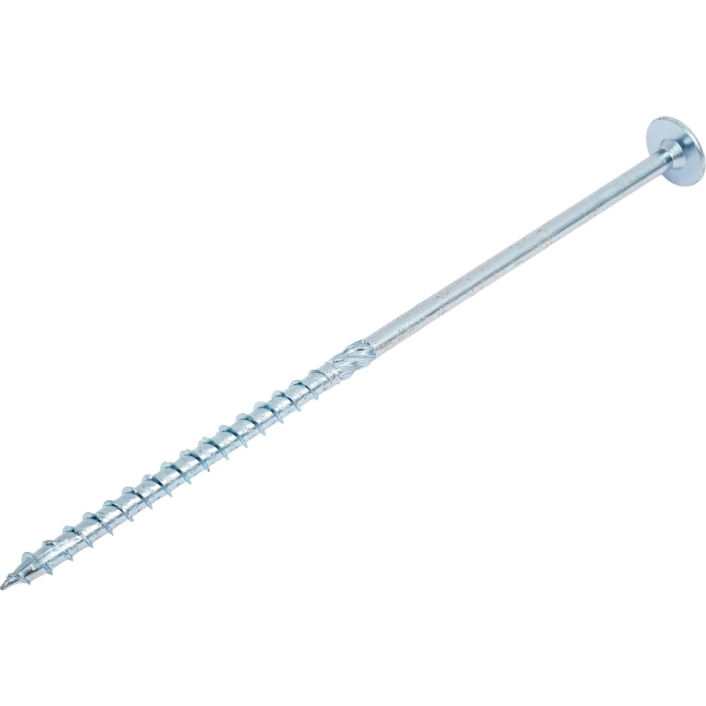 Изображение товара Конструкционный шуруп TULSTOR PT 8,0x220 мм с тарельчатой головкой оцинкованный упак 50 шт