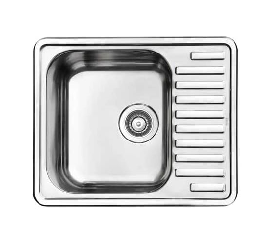 Изображение товара Мойка IDDIS Strit S с сифоном s11ups0i84, нержавеющая сталь, шелк, 585х485 мм STR58SDi77S