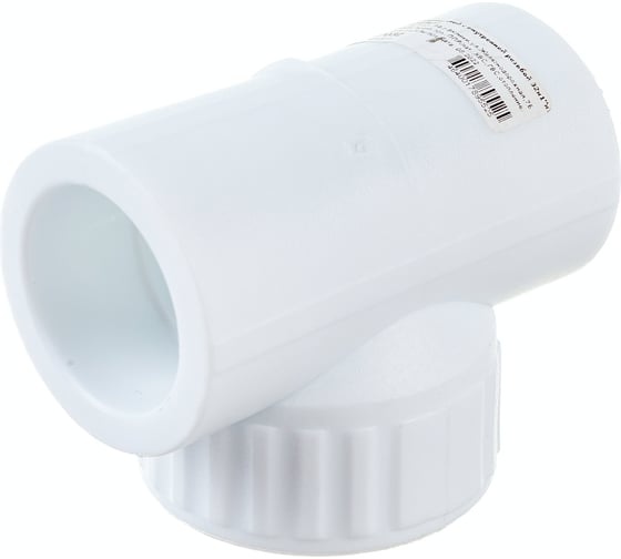 Изображение товара Комбинированный тройник VALFEX PP-R белый, 32х1 дюйма ВР 10127032 127-0520