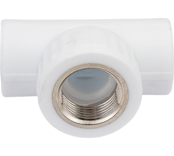 Изображение товара Комбинированный тройник VALFEX PP-R белый, 20х3/4 дюйма ВР 10127120 127-0516