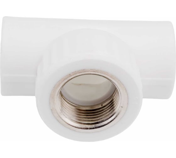 Изображение товара Комбинированный тройник VALFEX PP-R белый, 25х3/4 дюйма ВР 10127025 127-0518