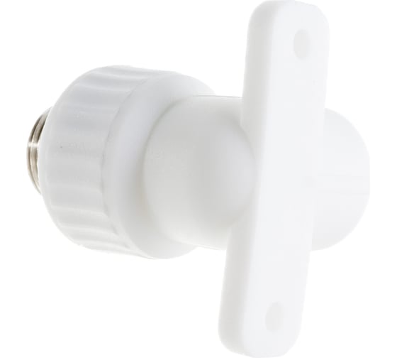 Изображение товара Комбинированный угольник VALFEX PP-R белый, 20х1/2 дюйма НР, с креплением 10121020 127-0585