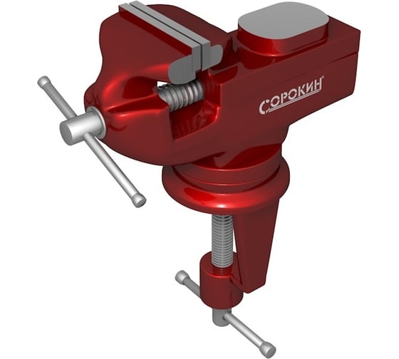 Изображение товара Тиски поворотные на струбцине Сорокин 60мм, 2.5'' 1.911