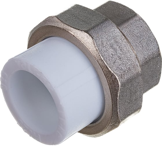 Изображение товара Комбинированная муфта VALFEX PP-R белая, разъем 25х1 дюйма ВР 10155225 127-0213